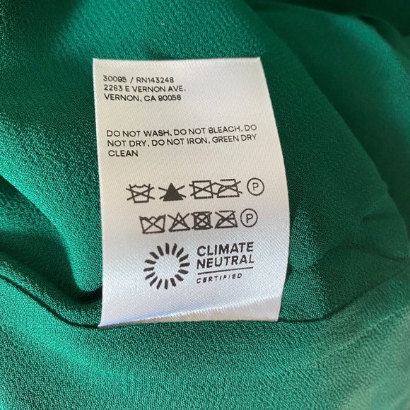 Reformation Emersyn Dress in Emerald - Picture 12 of 16